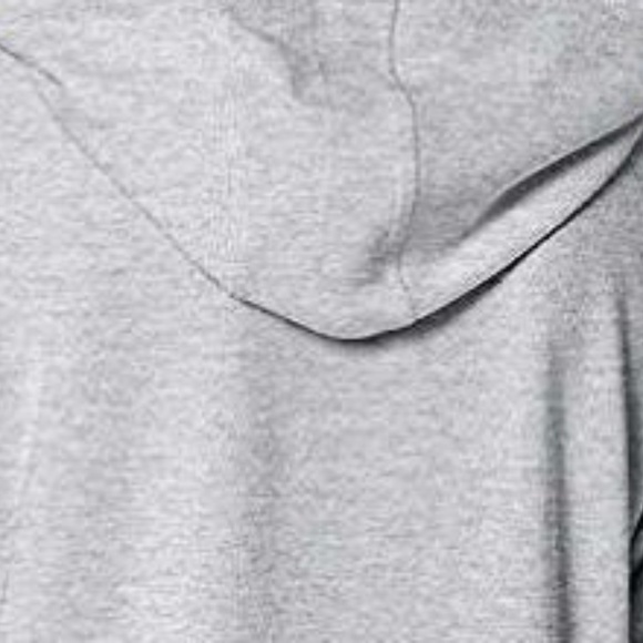 NWT Calvin Klein Long Sleeve Hooded Sweatshirt Dress in Gray Sz M - Picture 3 of 10